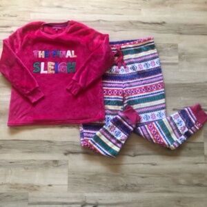 THE FINAL SLEIGH Woman’s Fleece Pyjamas